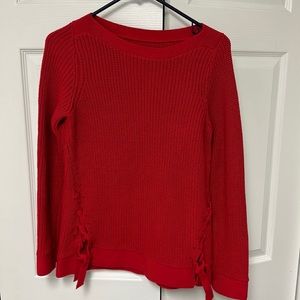 Loft red sweater